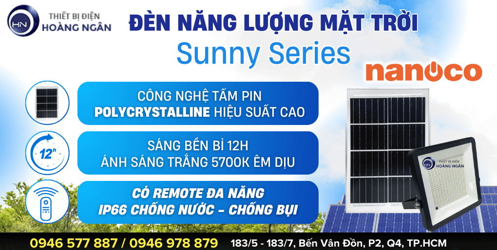 Đèn Năng Lượng Mặt Trời 300W Nanoco