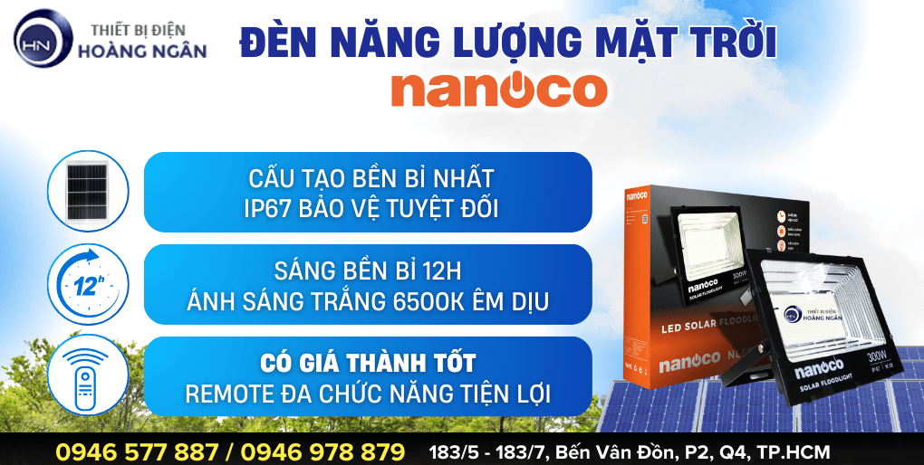 Đèn Năng Lượng Mặt Trời 300W Nanoco – Giải Pháp Chiếu Sáng Hiệu Quả, Tiết Kiệm Năng Lượng Cho Mọi Gia Đình