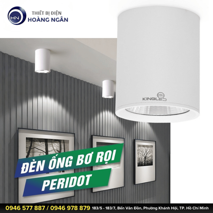 Đèn Ống Bơ Chiếu Rọi Peridot OBR-SS Series KingLED