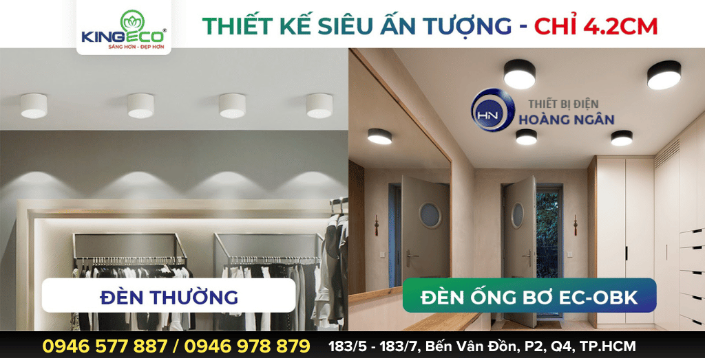 Đèn Ống Bơ EC-OBK Series KingLED