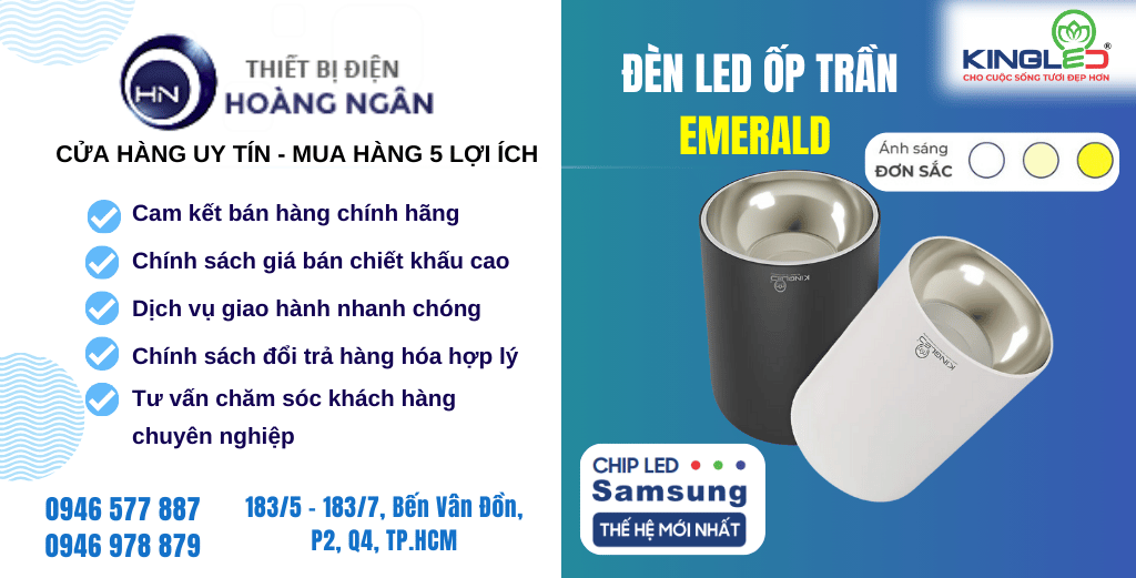 Đèn Ống Bơ Emerald OBR-SS Series KingLed