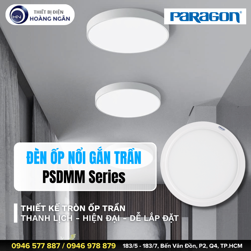 Đèn Ốp Trần Gắn Nổi PSDMM Series Paragon