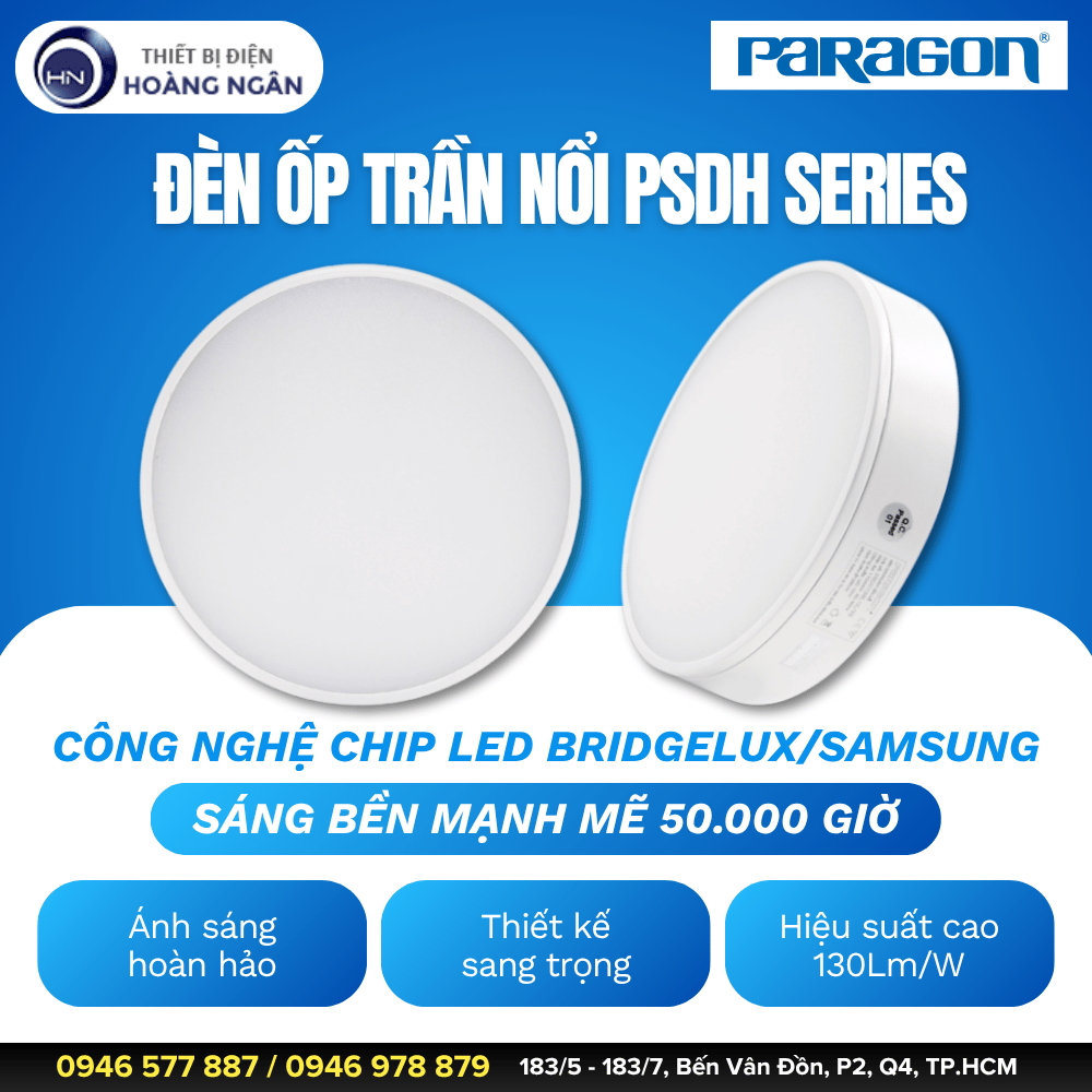 Đèn Ốp Trần Nổi Paragon PSDH Series