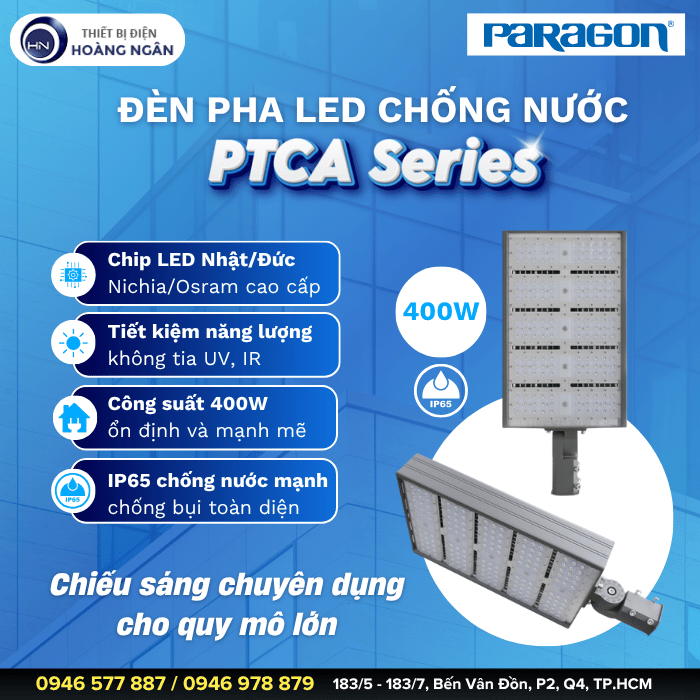 Đèn Pha LED High Mast PTCA Series Paragon