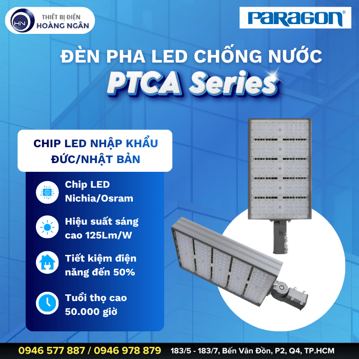 Đèn Pha LED High Mast PTCA Series Paragon
