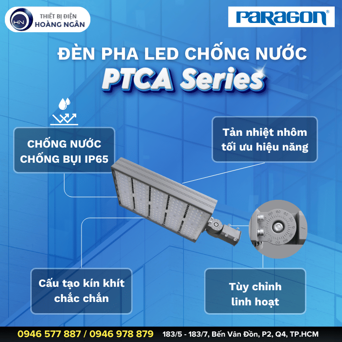 Đèn Pha LED High Mast PTCA Series Paragon