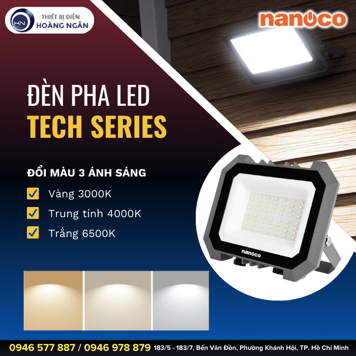 Đèn Pha LED Nanoco Tech Series