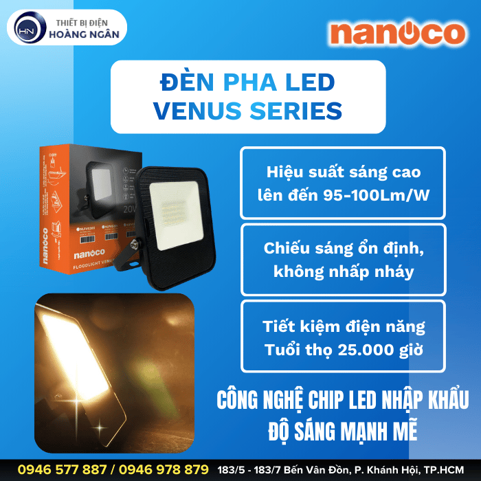 Đèn Pha LED Nanoco Venus Series