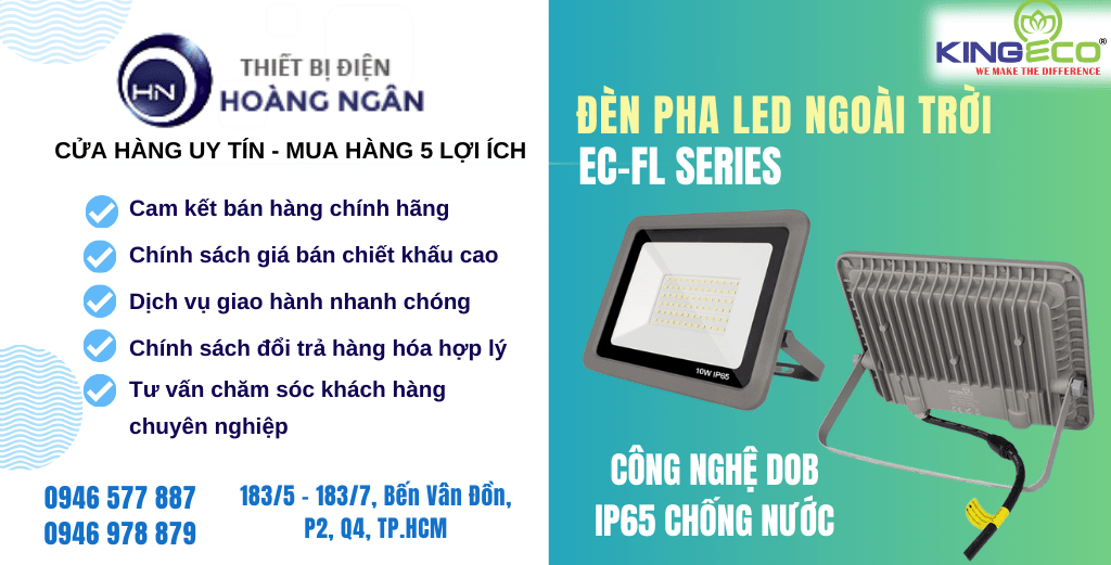 Đèn Pha LED Ngoài Trời KingECO EC-FL Series