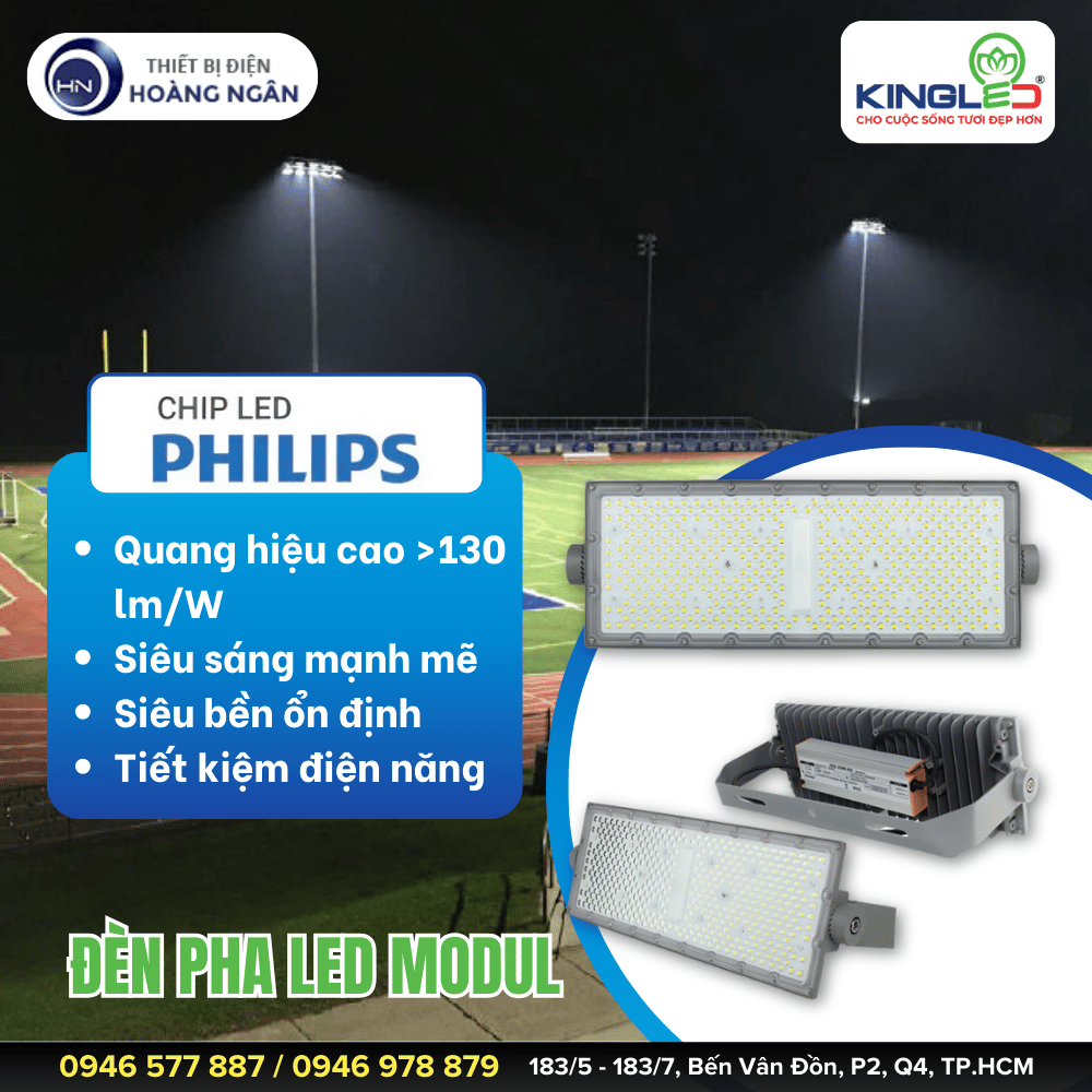 Đèn Pha LED Ngoài Trời Modul (PLMD Series) KingLED