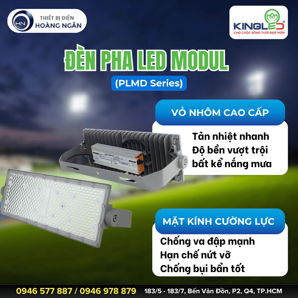 Đèn Pha LED Ngoài Trời Modul (PLMD Series) KingLED