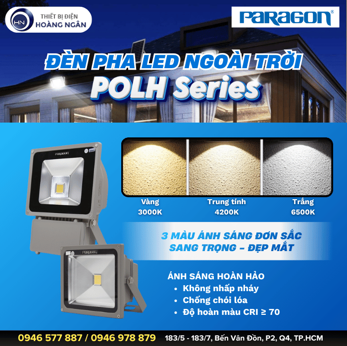 Đèn Pha LED Ngoài Trời Paragon POLH Series