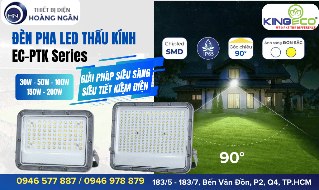 Đèn Pha LED Thấu Kính EC-PTK Series