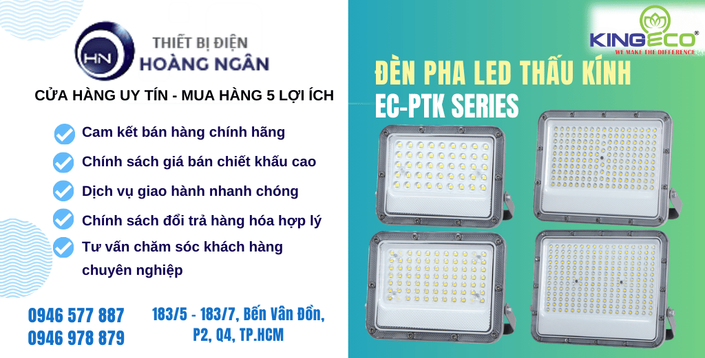 Đèn Pha LED Thấu Kính KingEco EC-PTK Series