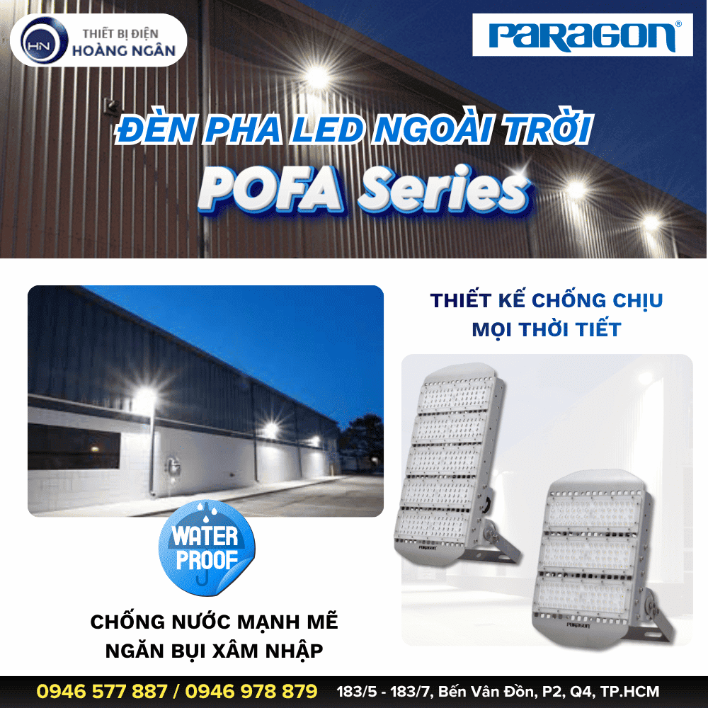 Đèn Pha Ngoài Trời Paragon POFA Series