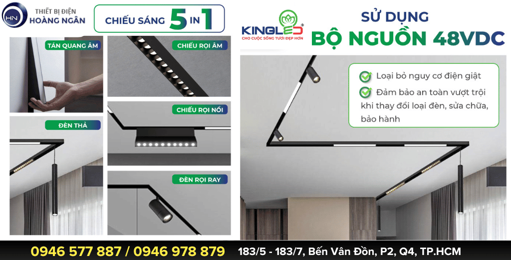 Đèn Ray Nam Châm RNC-SS Series KingLED