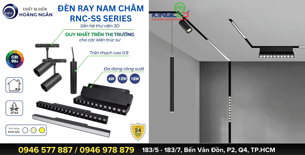 Đèn Ray Nam Châm RNC-SS Series KingLED