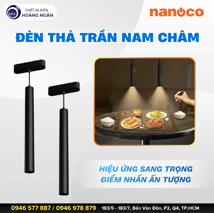 Đèn Ray Nam Chân Thả Trần Nanoco NMGH083B