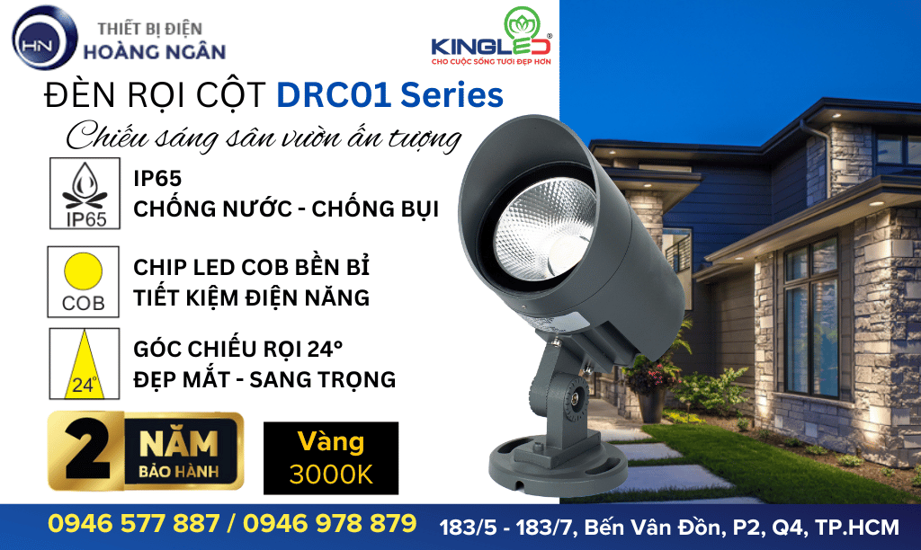 Đèn Rọi Cột KingLED - DRC01 Series