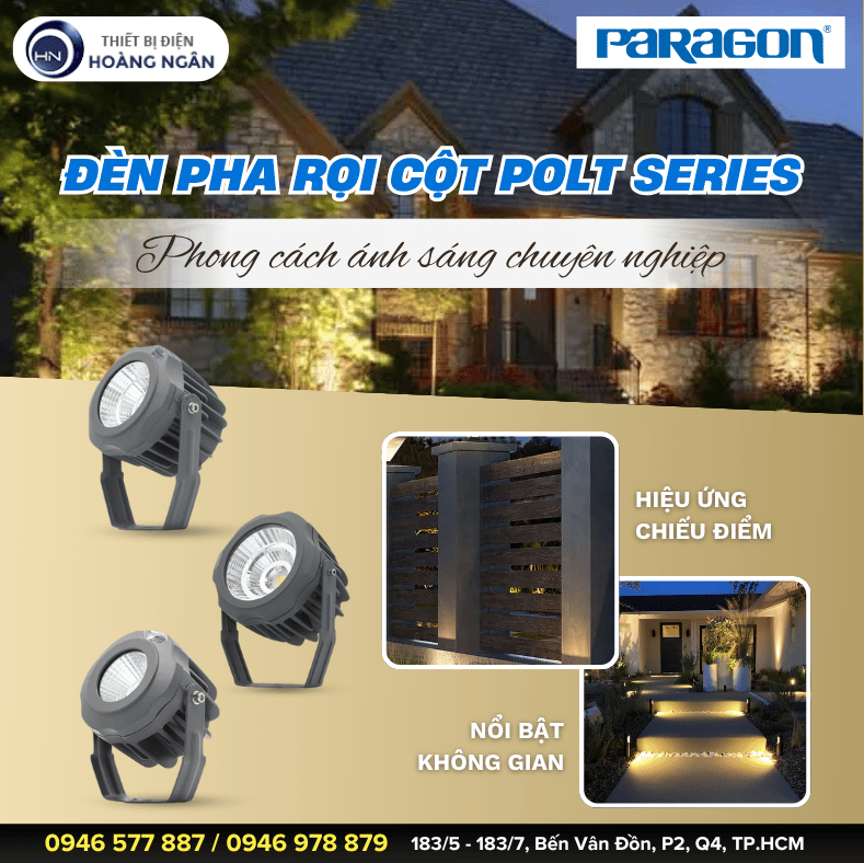Đèn Rọi Cột Ngoài Trời POLT Series Paragon