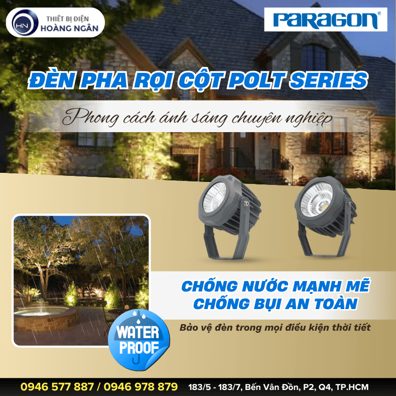 Đèn Rọi Cột Ngoài Trời POLT Series Paragon