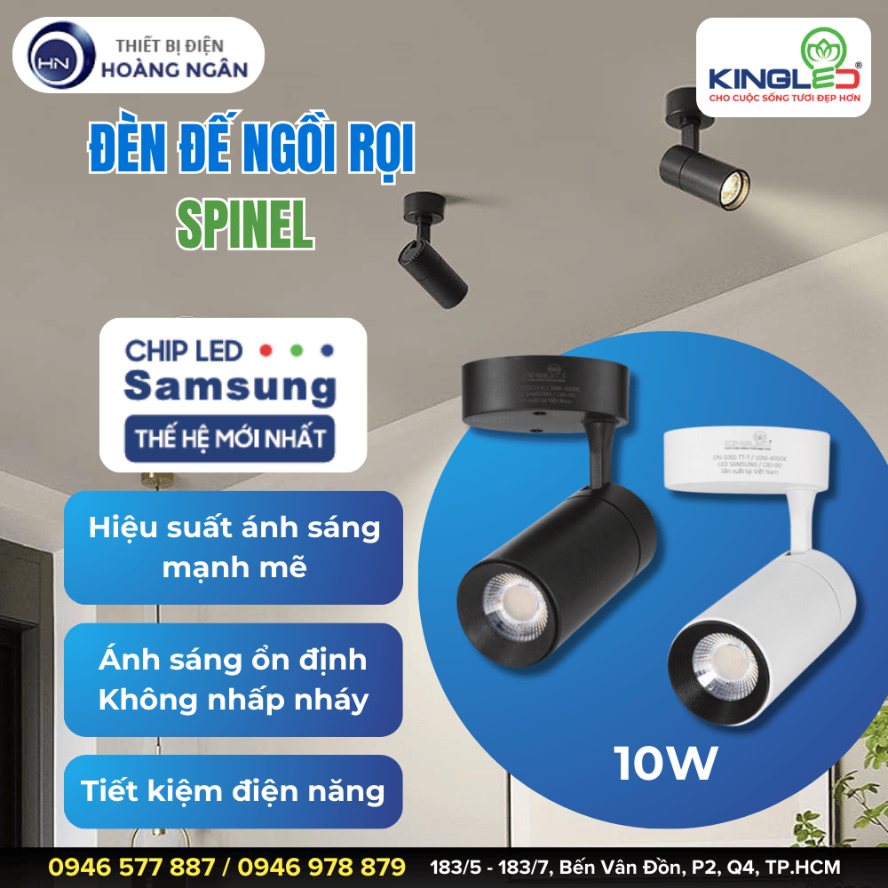 Đèn Rọi Đế Ngồi SPINEL KingLED DN Series