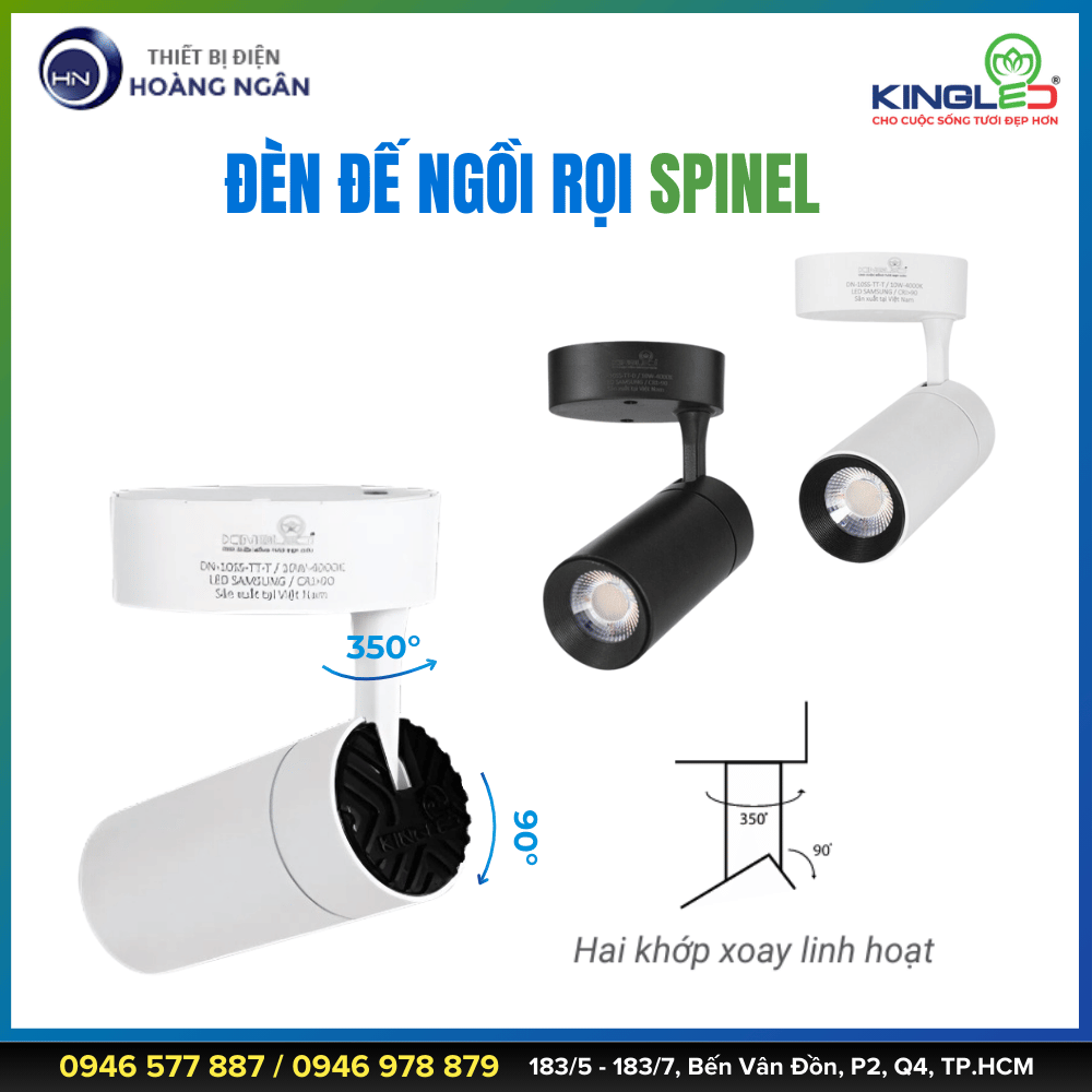 Đèn Rọi Đế Ngồi Spinel DN Series