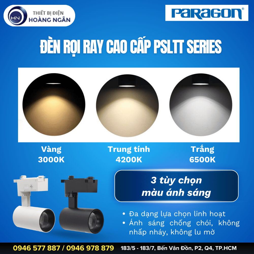 Đèn Rọi Ray Cao Cấp Paragon PSLTT Series