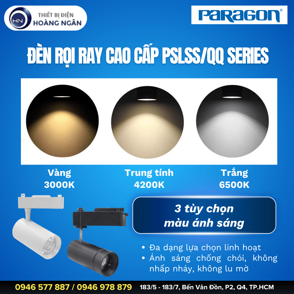 Đèn Rọi Ray Chiếu Điểm Paragon PSLSSQQ Series