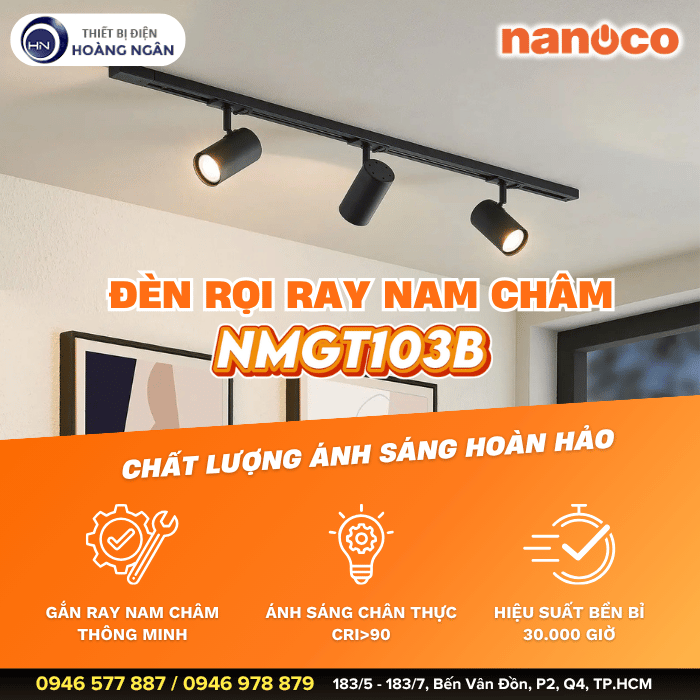 Đèn Rọi Ray Nam Châm Nanoco NMGT103B