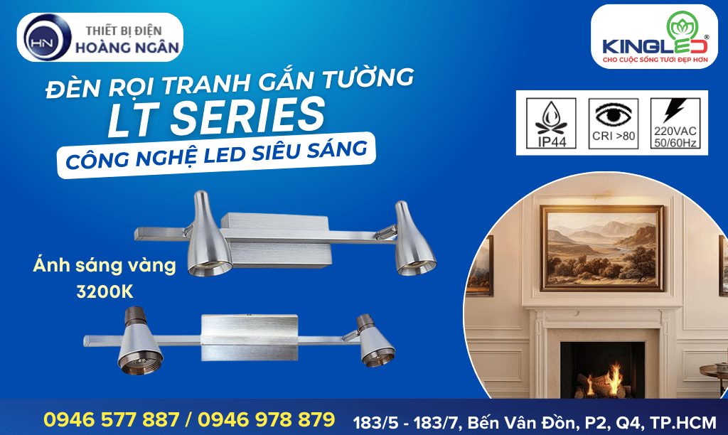 Đèn Rọi Tranh Gắn Tường LT Series KingLED