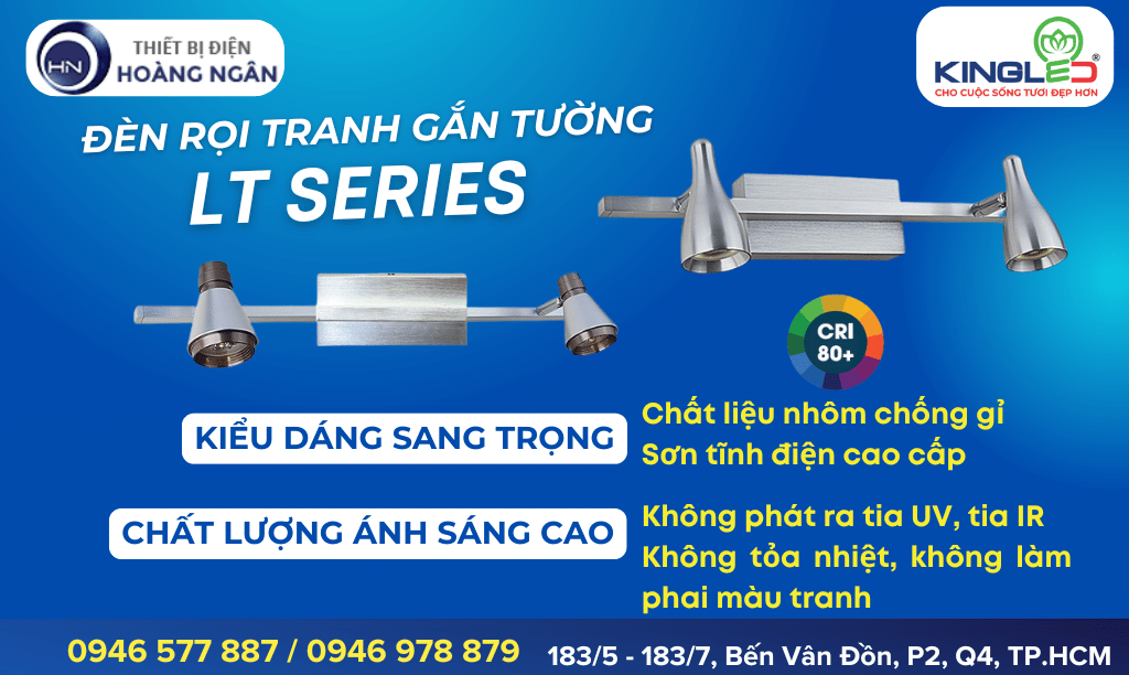 Đèn Rọi Tranh Gắn Tường LT Series KingLED