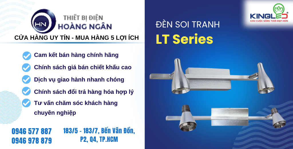 Đèn Rọi Tranh Gắn Tường LT Series KingLED