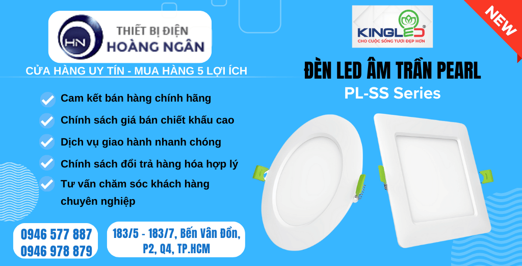 Đèn LED Âm Trần Siêu Mỏng Pearl PL-SS Series