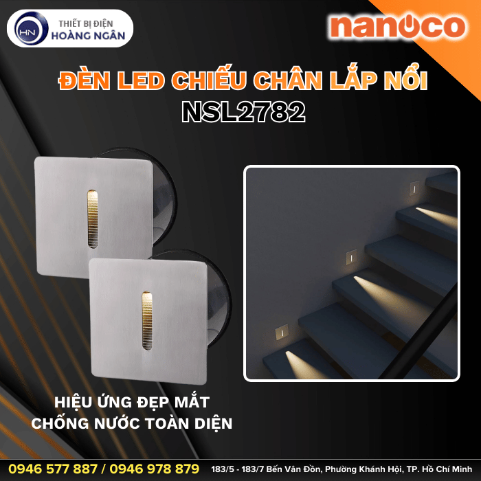Đèn Sân Vườn LED Chiếu Chân NSL2782 Nanoco