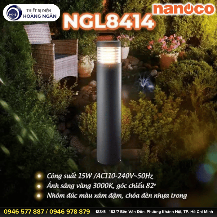 Đèn Sân Vườn LED Nanoco NGL1913