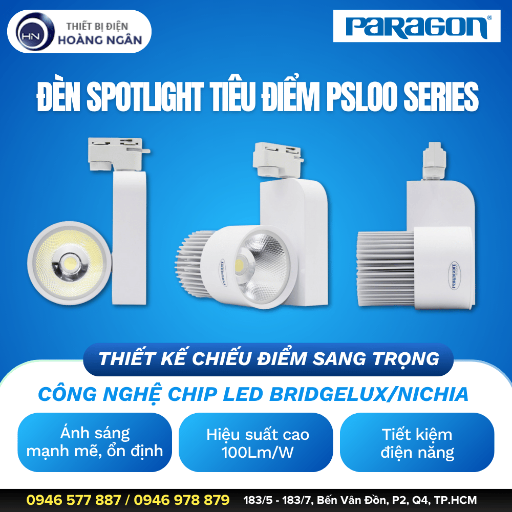 Đèn Spotlight Chiếu Điểm Paragon PSLOO Series
