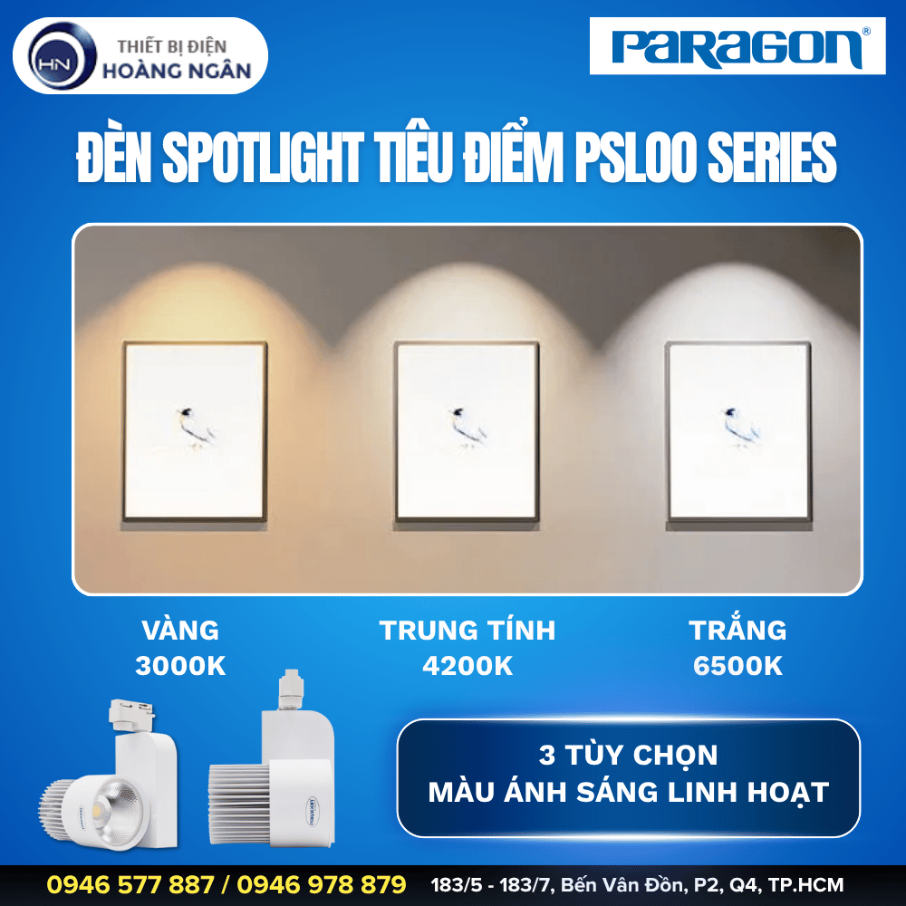 Đèn Spotlight Chiếu Điểm Paragon PSLOO Series