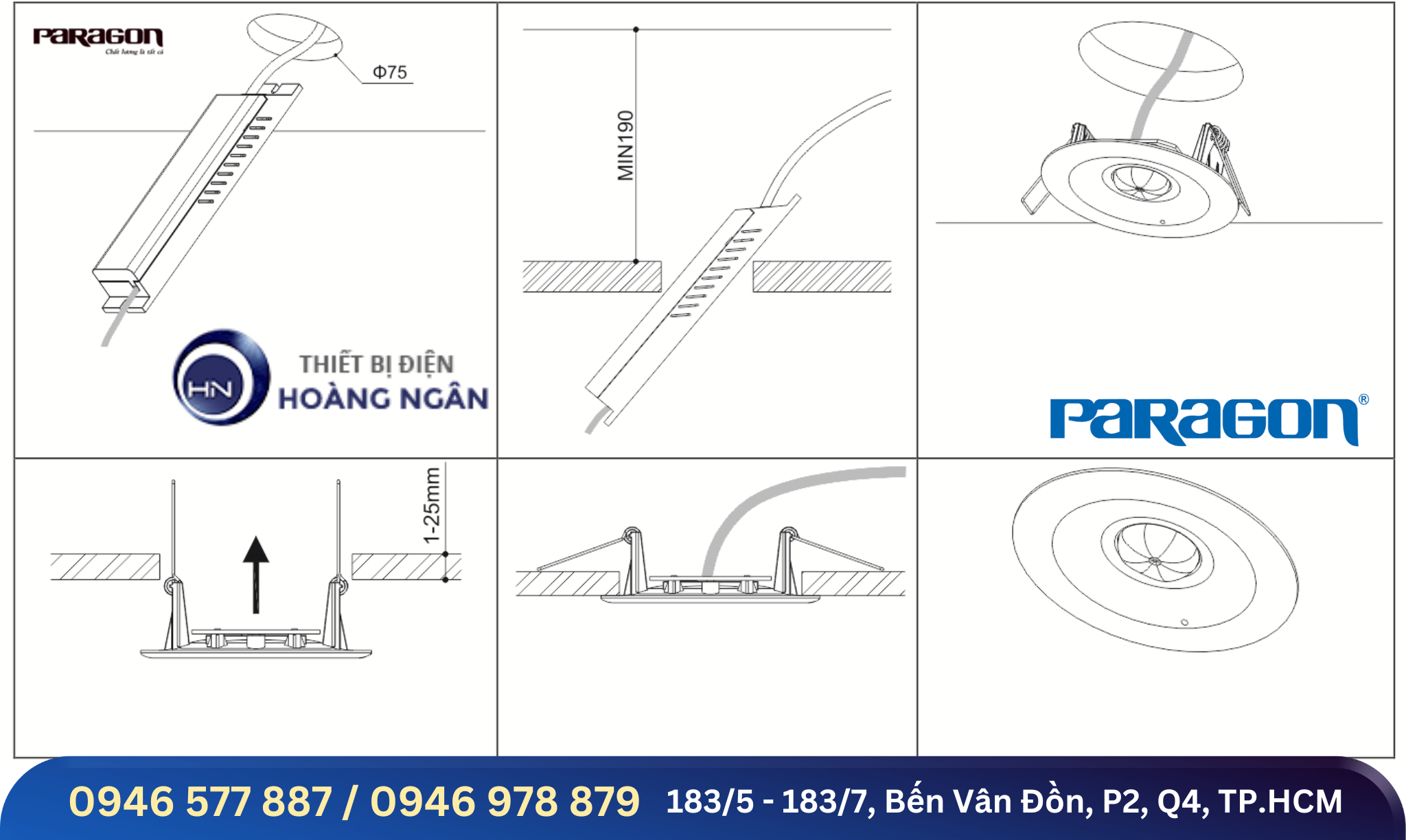 Đèn Sự Cố Âm Trần Paragon PEMF3RC-G2