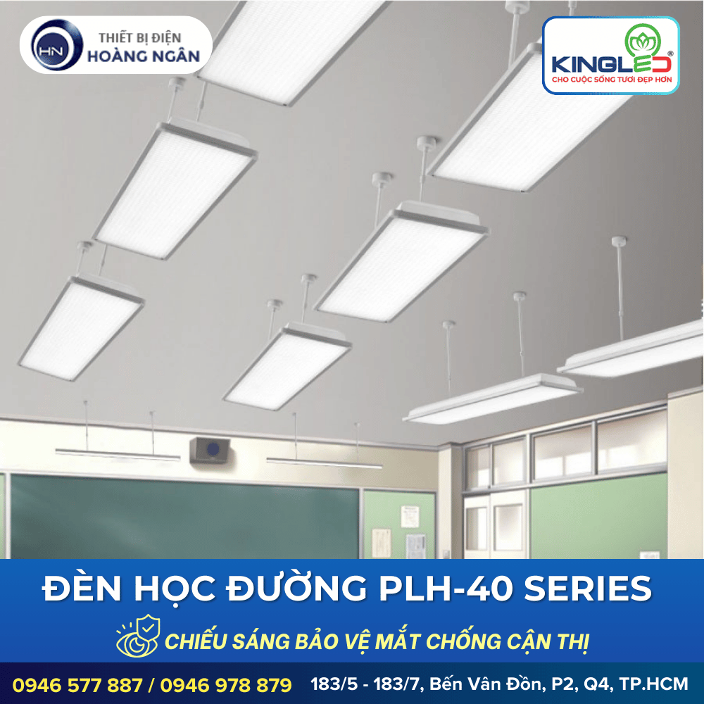 Đèn Thả Học Đường KINGLED PLH-40 Series