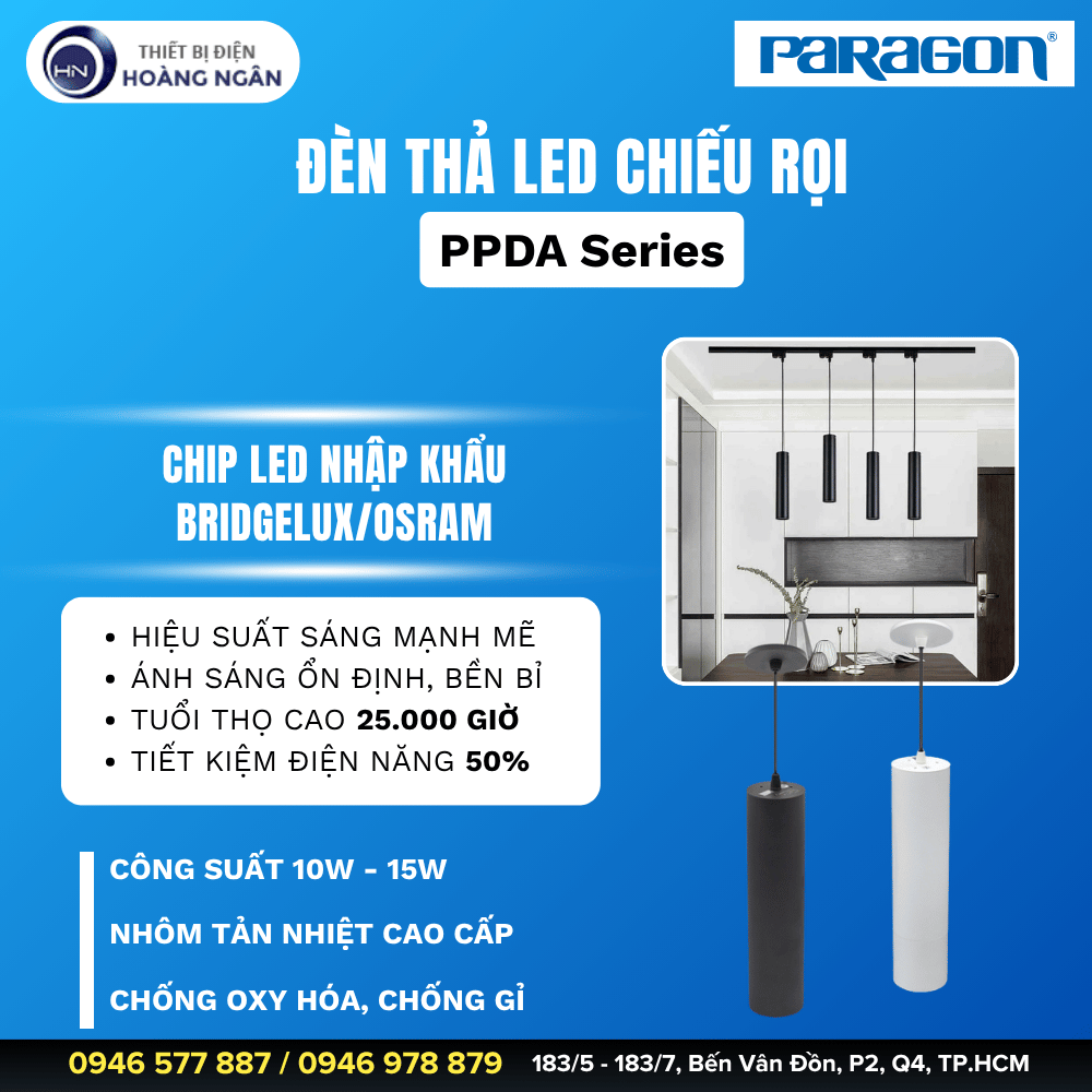 Đèn thả LED chiếu rọi Paragon PPDA Series