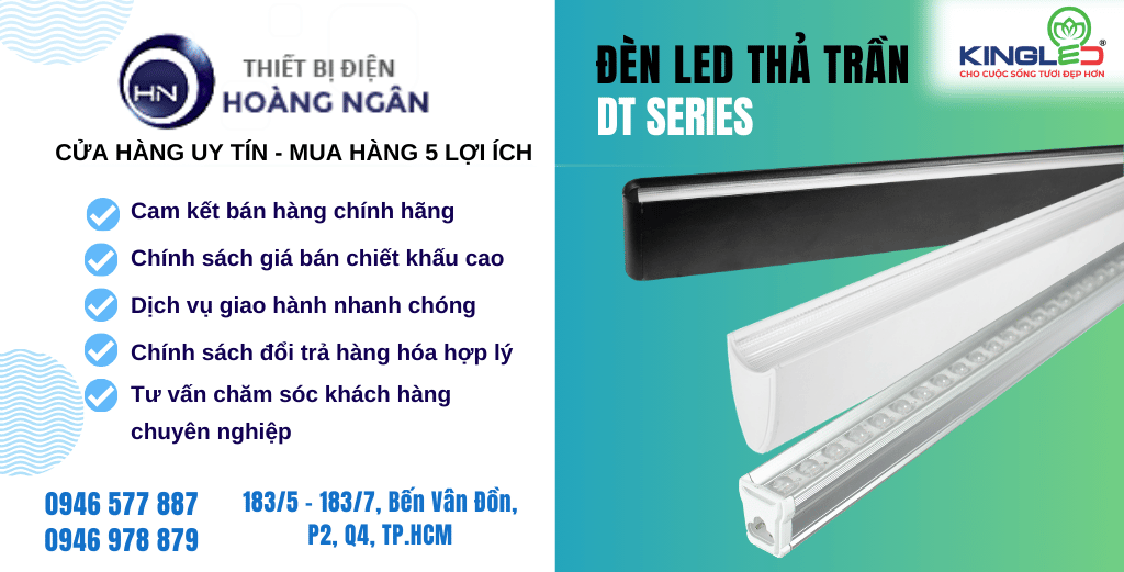 Đèn Thả LED Hiện Đại DT Series KingLED