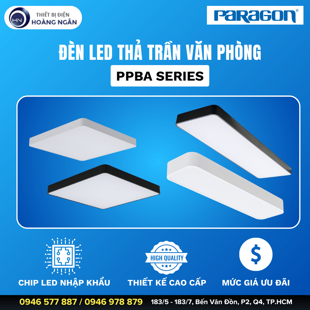 Đèn Thả LED Hiện Đại Paragon PPBA Series