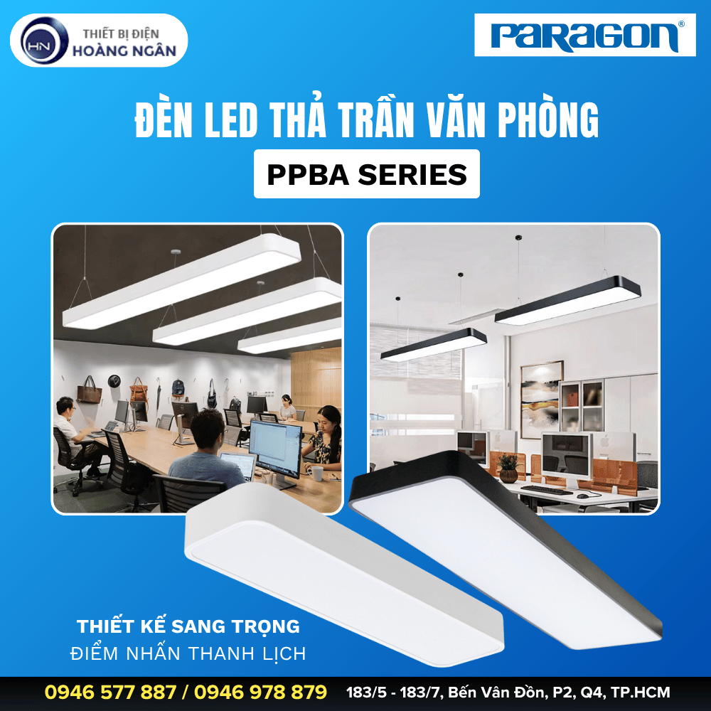 Đèn Thả LED Hiện Đại Paragon PPBA Series