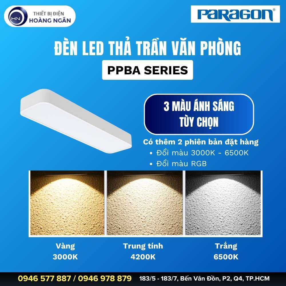 Đèn Thả LED Hiện Đại Paragon PPBA Series