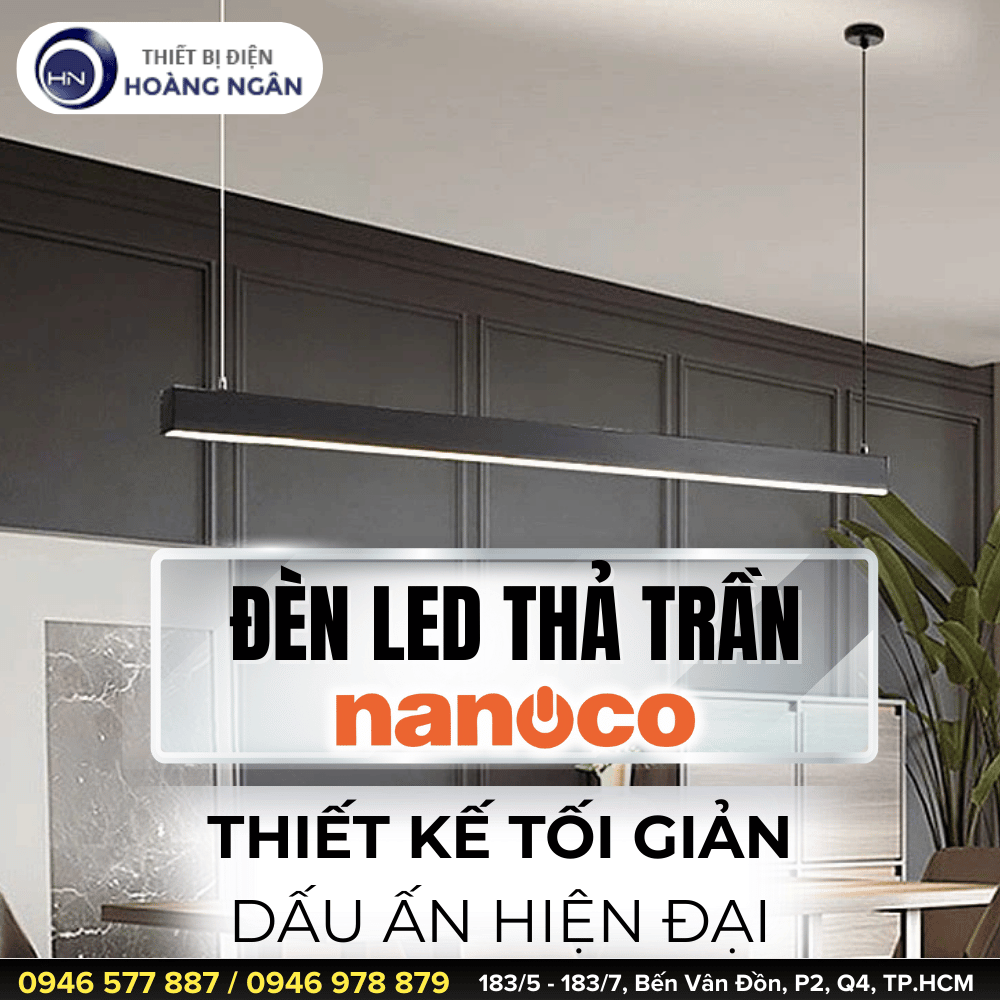 Đèn Thả Trần Văn Phòng Linear Nanoco