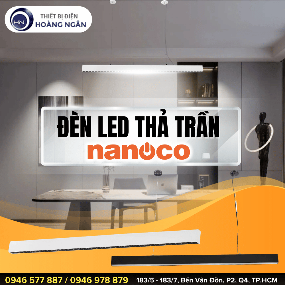 Đèn Thả Trần Văn Phòng Linear Nanoco