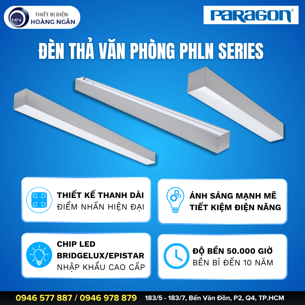 Đèn Thả Văn Phòng Paragon PHLN Series