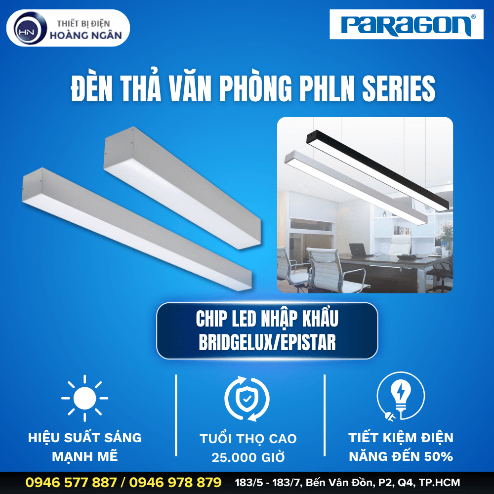 Đèn Thả Văn Phòng Paragon PHLN Series