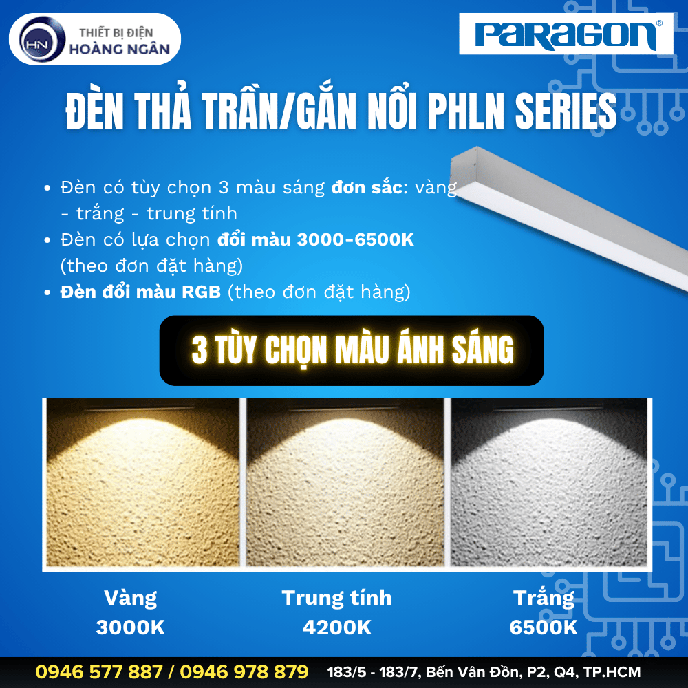 Đèn Thả Văn Phòng Paragon PHLN Series